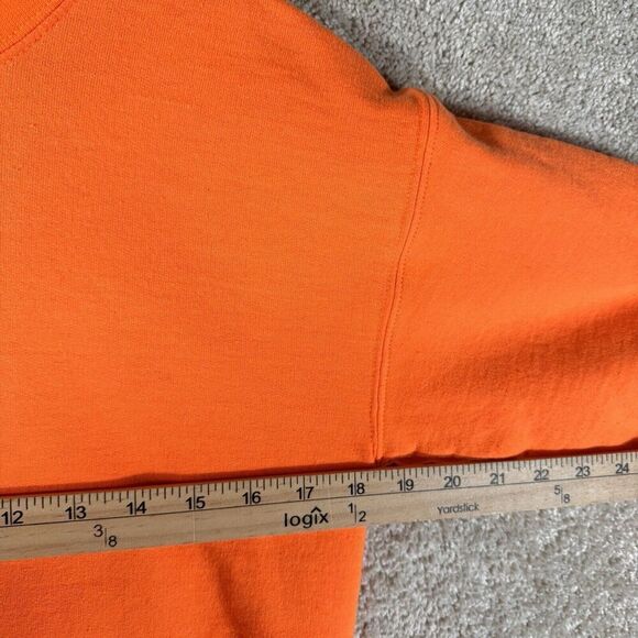 Lonely Ghost Crew Neck Sweatshirt Womens Small Orange Text Me When You Get Home‎ - Picture 6 of 8